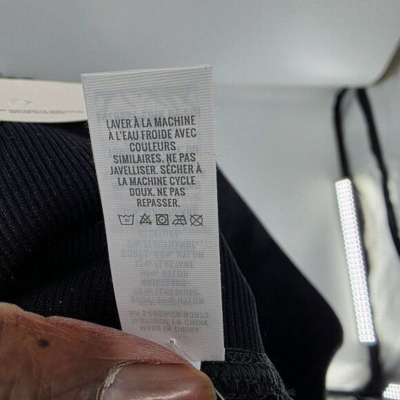 Offline By Aerie High-Waisted Ribbed Leggings L/G Black - Picture 4 of 9